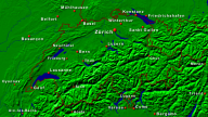 Schweiz Städte + Grenzen 800x450